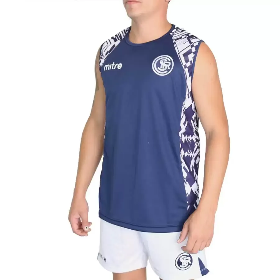 Imagen 0 de 2 de Musculosa Mitre Independiente Rivadavia Mercury-AZUL/BLANCO