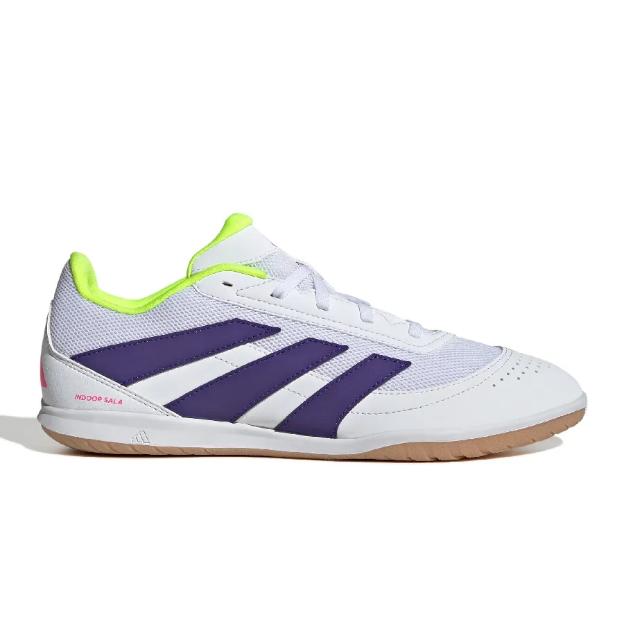 Imagen 0 de 7 de Botines adidas Predator Club In-BLANCO/PURPURA/AMARILLO FLUOR
