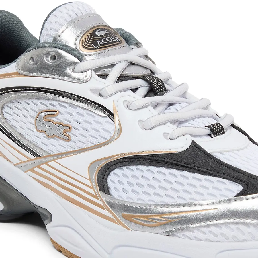 Imagen 4 de 7 de Zapatillas Lacoste Storm 96 2K-BLANCO/NEGRO/DORADO