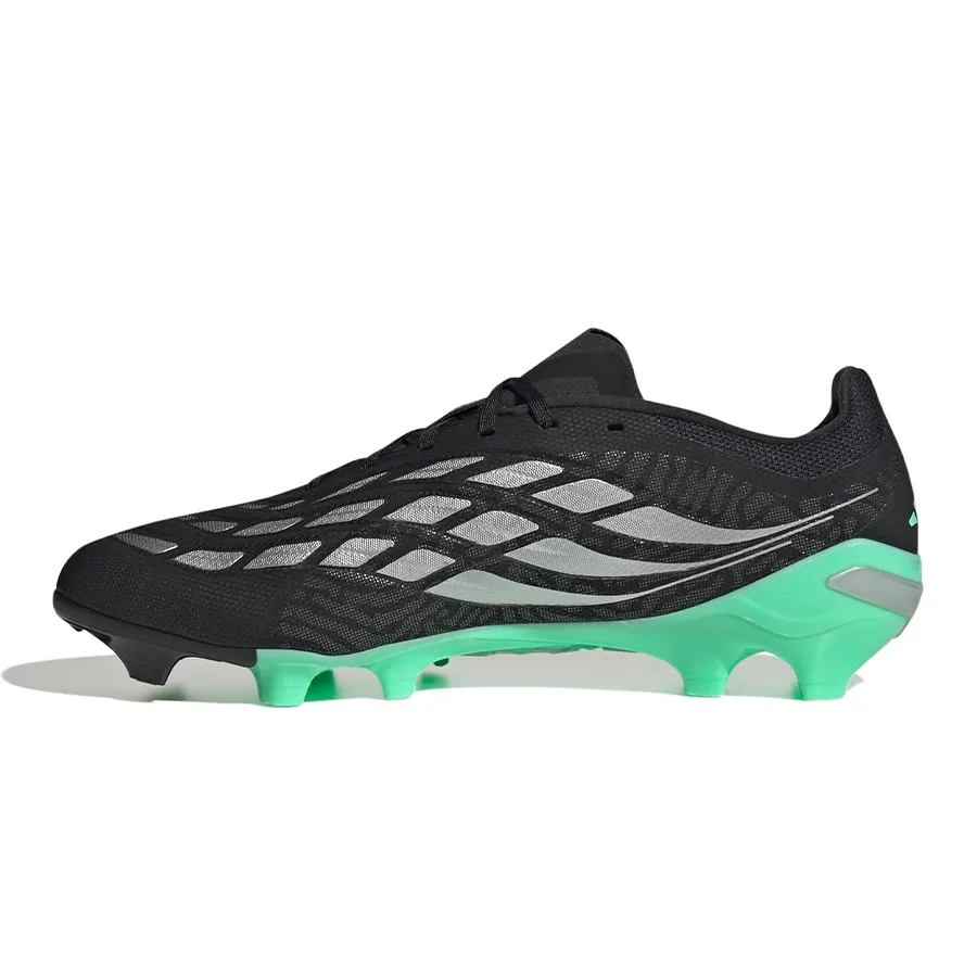 Imagen 2 de 7 de Botines adidas Predator League Fg-NEGRO-PLATA-MENTA