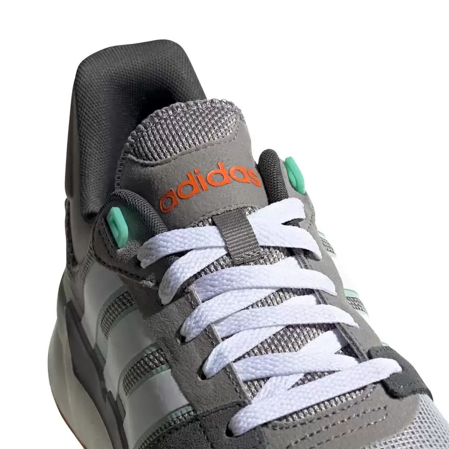 Imagen 5 de 6 de Zapatillas adidas Run90 S-GRIS/BLANCO