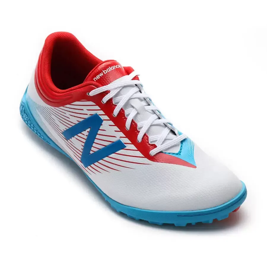 Imagen 0 de 5 de Botines New Balance Visaro Control Tf-BLANCO/ROJO/AZUL