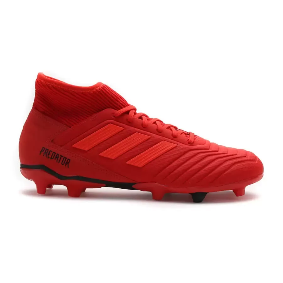 Imagen 4 de 5 de Botines adidas Predator 19.3 Fg-ROJO/NARANJA