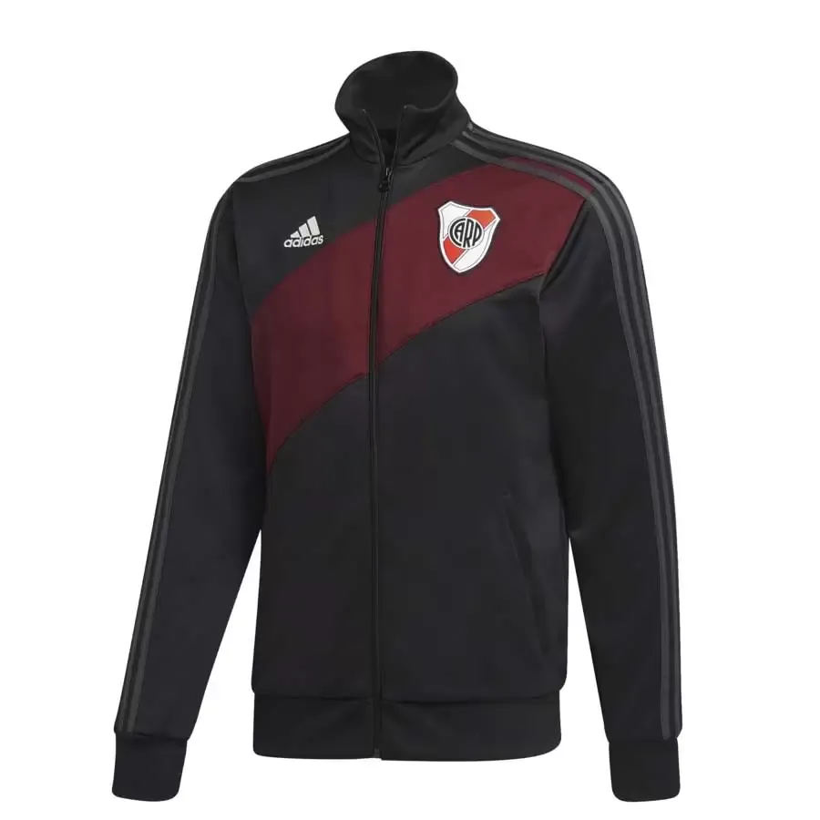 Imagen 4 de 6 de Campera adidas River Plate 3 S Trk Top-NEGRO/BORDO