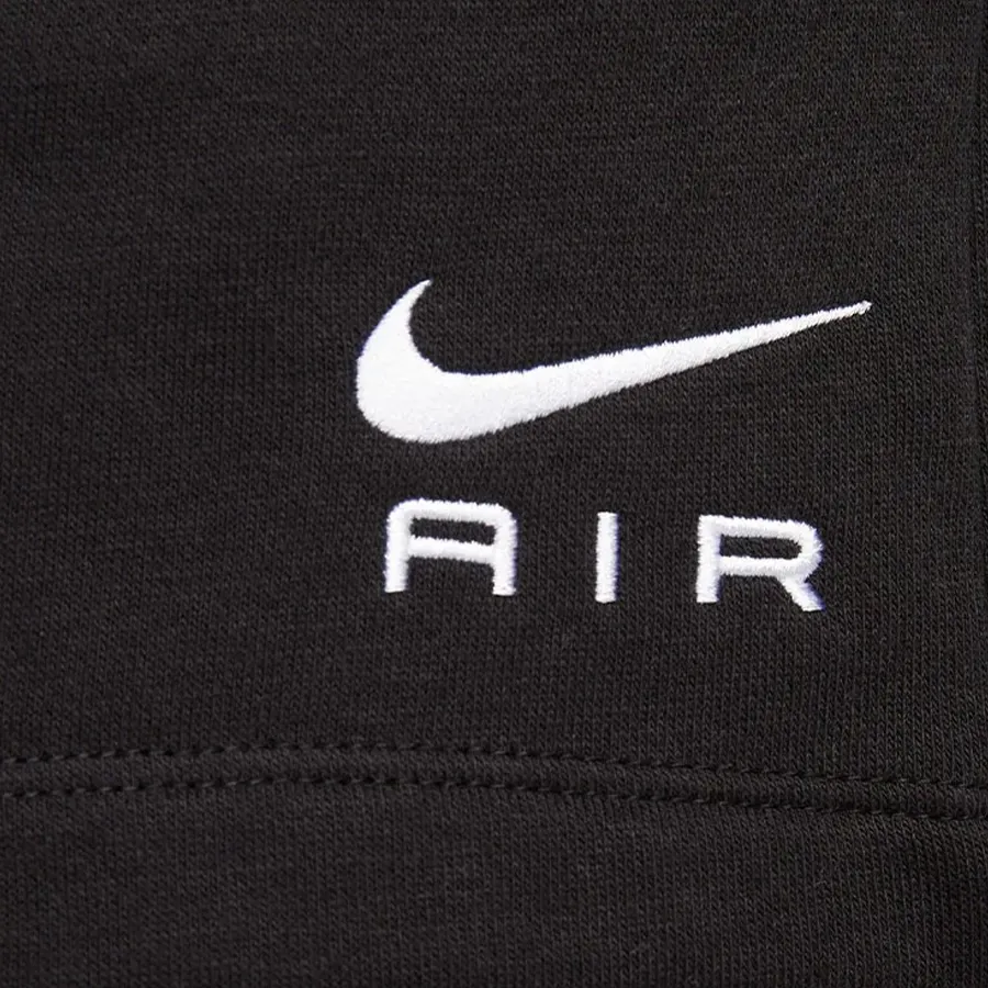 Imagen 3 de 4 de Short Nike High-Rise Fleece-NEGRO