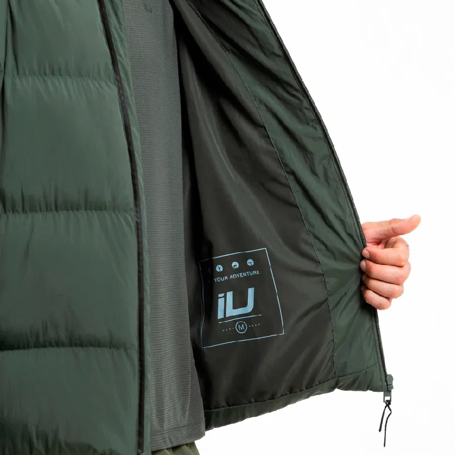 Imagen 2 de 5 de Campera Iu Sport CrinkleQuilt Puffer-VERDE