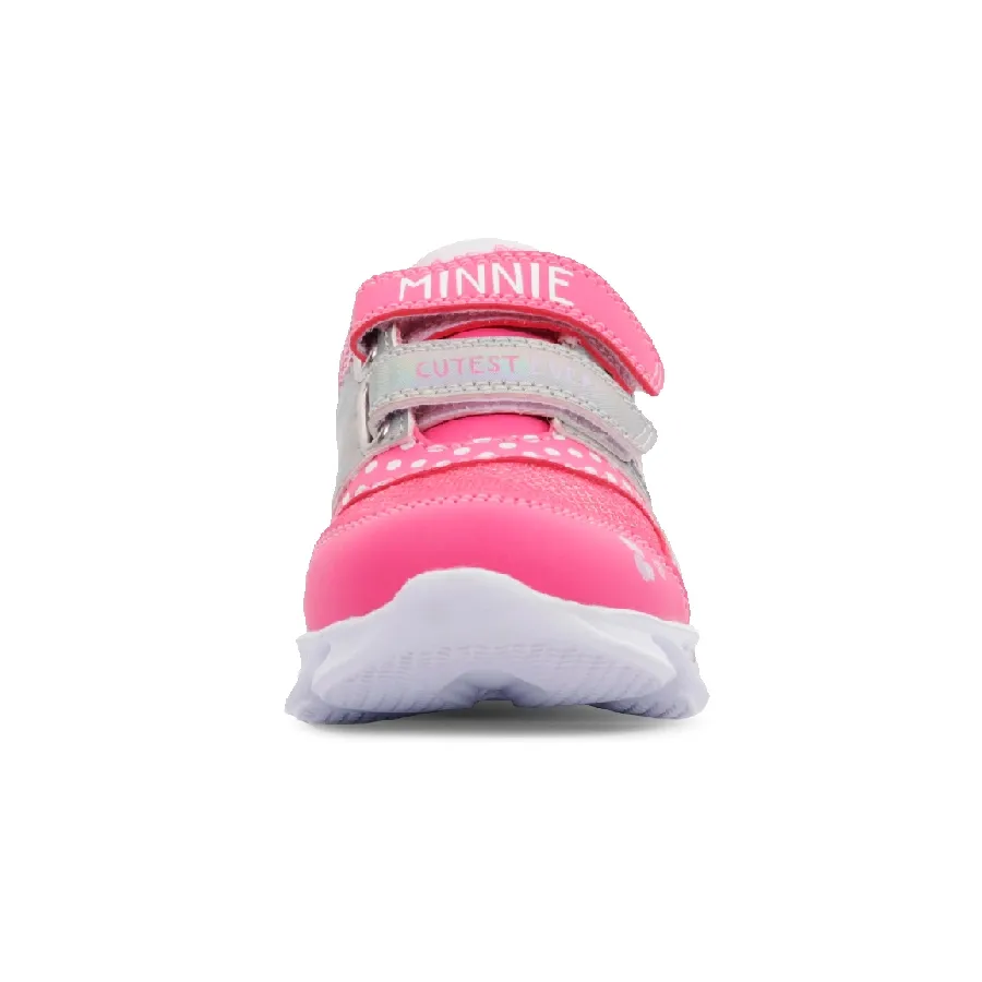 Imagen 2 de 3 de Zapatillas Footy Minnie con Luz-FUCSIA/PLATA
