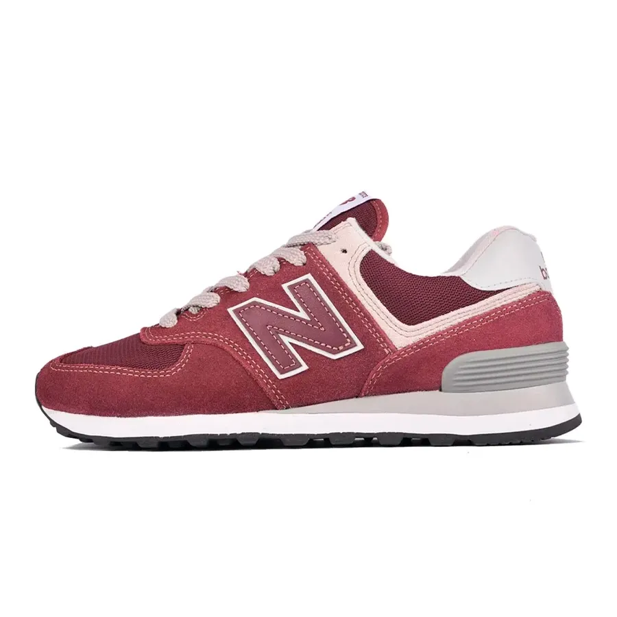 Imagen 2 de 5 de Zapatillas New Balance 574-BORDO/BEIGE