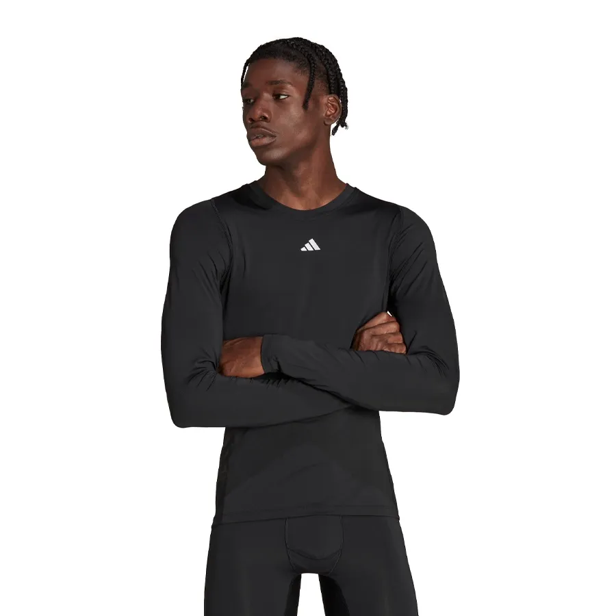 Imagen 1 de 5 de Camiseta adidas Techfit Aeroready-NEGRO