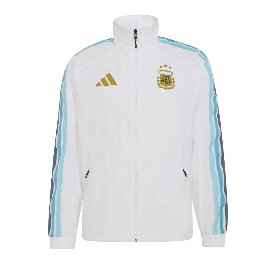 Imagen 2 de 5 de Campera adidas Anthem Seleccion Argentina Afa-BLANCO/CELESTE/MARINO