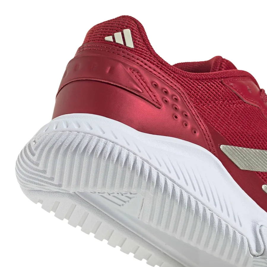 Imagen 5 de 6 de Zapatillas adidas Courtquick Padel-ROJO/PLATA