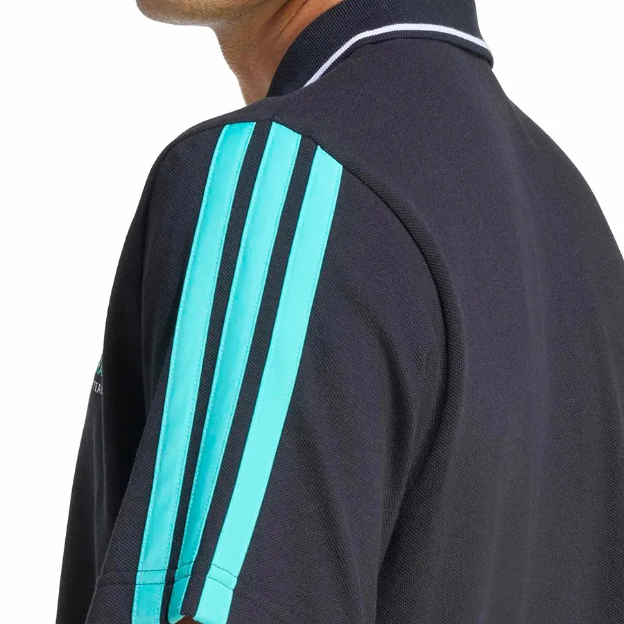 Imagen 4 de 5 de Polo adidas DNA Mercedes-AMG Petronas-NEGRO/TURQUESA