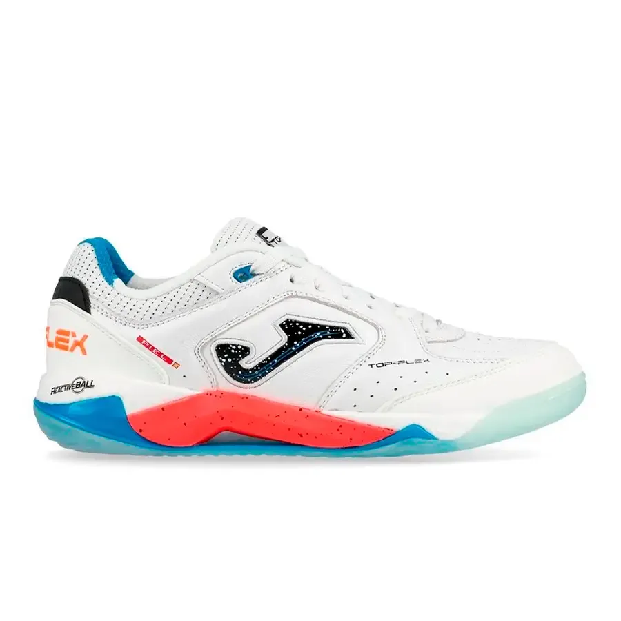 Imagen 0 de 4 de Botines Joma Top Flex Plus In-BLANCO/NARANJA