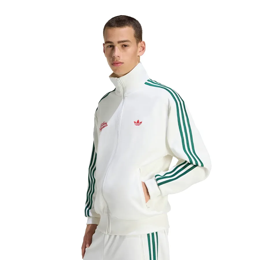 Imagen 1 de 5 de Campera adidas originals Firebird Roses-BLANCO/VERDE/ROJO