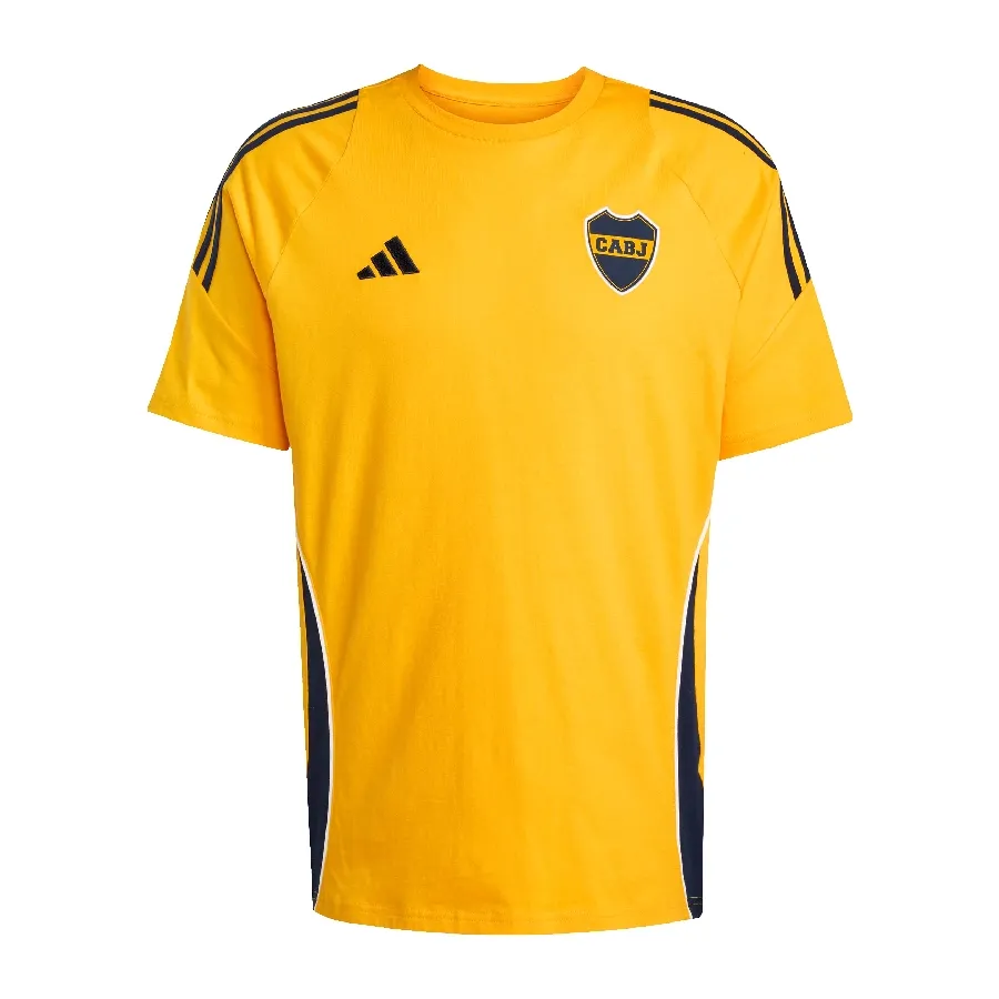 Imagen 2 de 5 de Remera adidas Boca Juniors Tiro 25-AMARILLO/MARINO