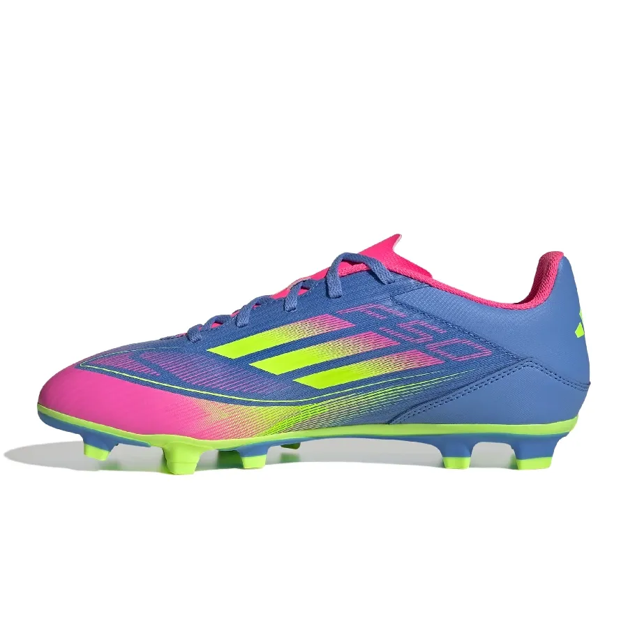 Imagen 1 de 6 de Botines adidas F50 Club Fg-VIOLETA/ROSA FLUOR/AMARILLO FUOR