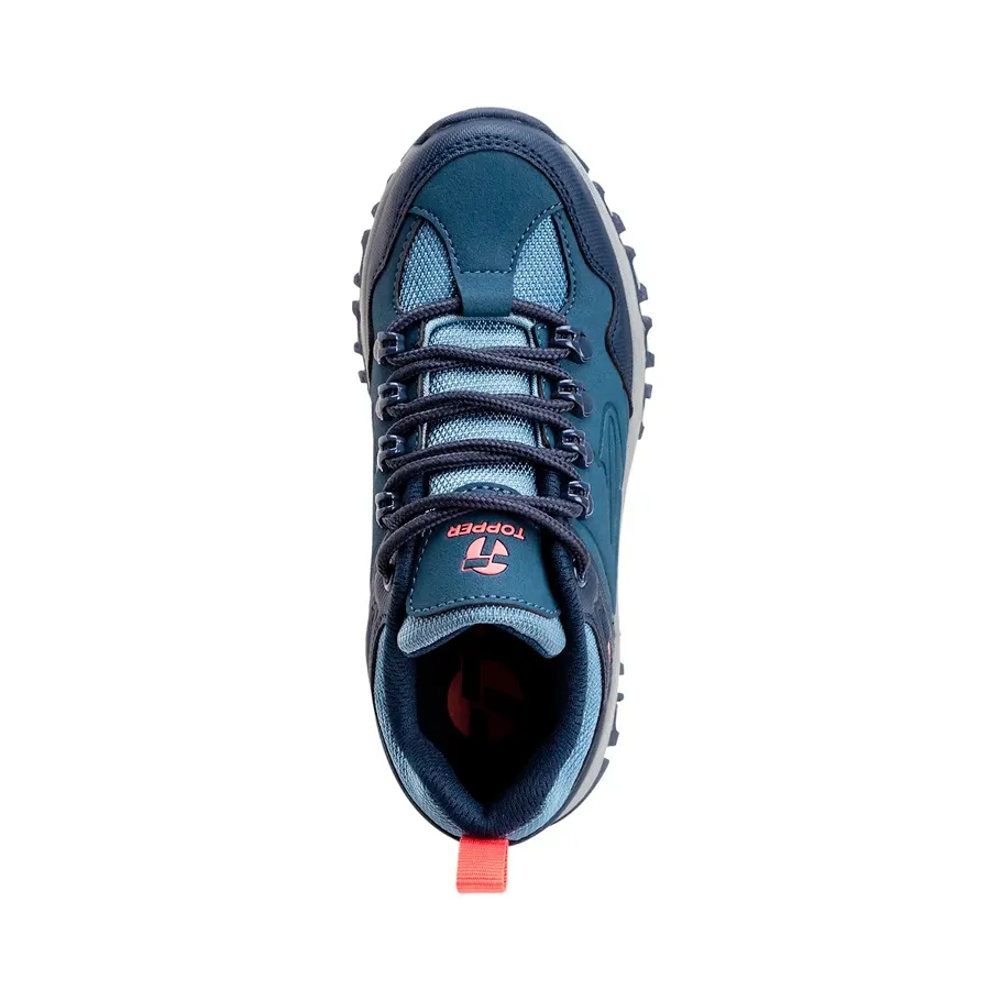 Imagen 3 de 5 de Zapatillas Topper Gondor III Kids-MARINO/CORAL