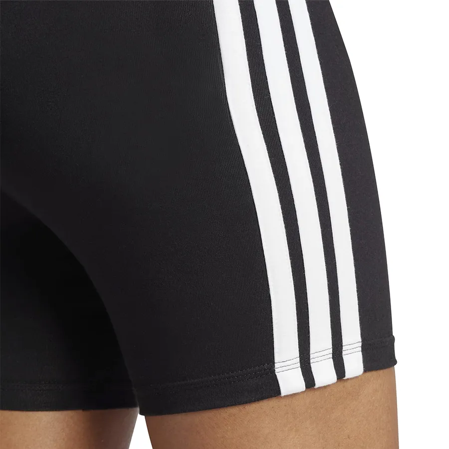 Imagen 3 de 5 de adidas Shorts  Essentials 3 Stripes-NEGRO/BLANCO