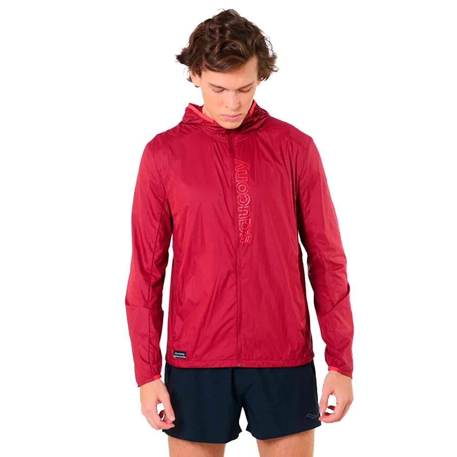 Imagen 0 de 4 de Campera Saucony Peregrine Packaway-VINO