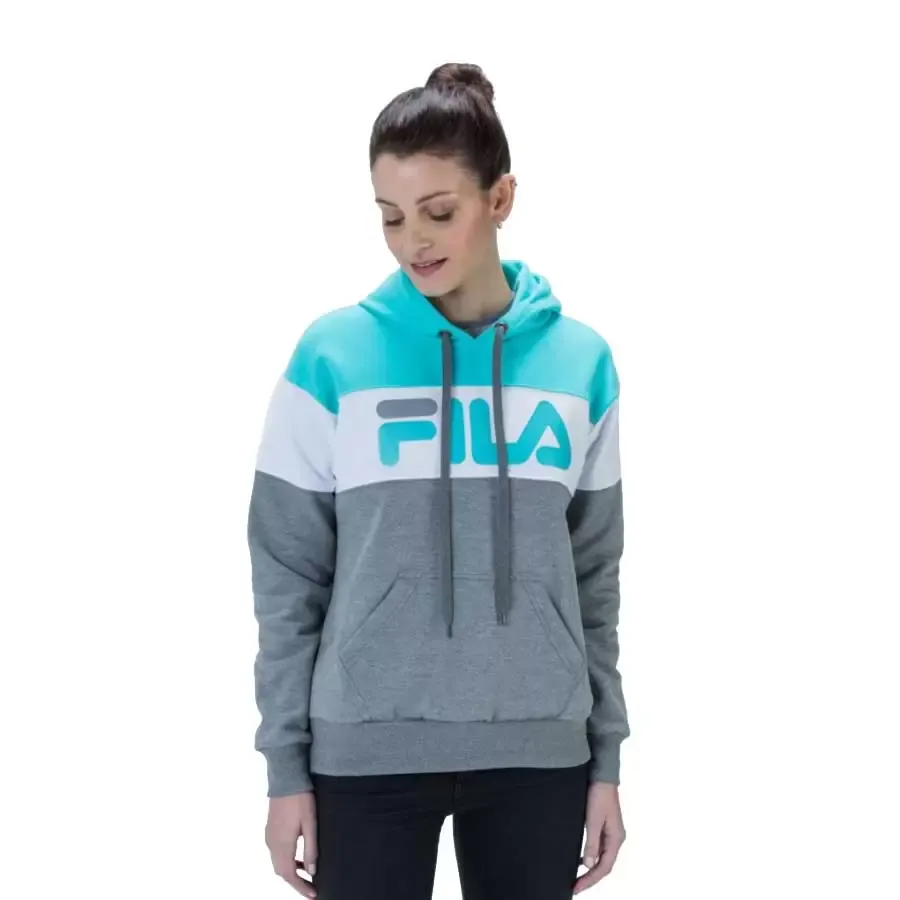 Imagen 1 de 2 de Buzo Fila Canguro Fem Net-AQUA