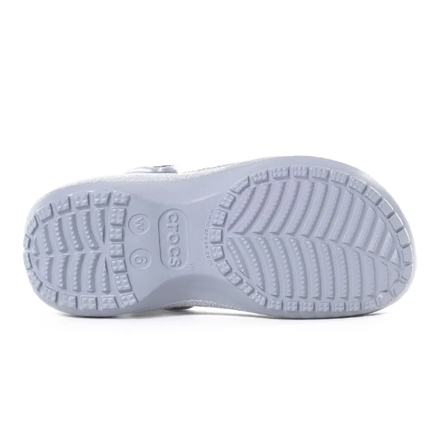 Imagen 3 de 4 de Ojotas Crocs Classic Platform Clog-PLATA