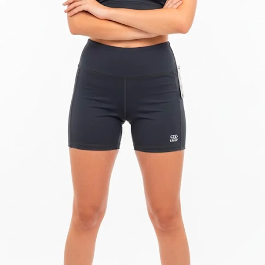 Imagen 0 de 2 de Calza Kamp Corta  Con Bolsillo-NEGRO