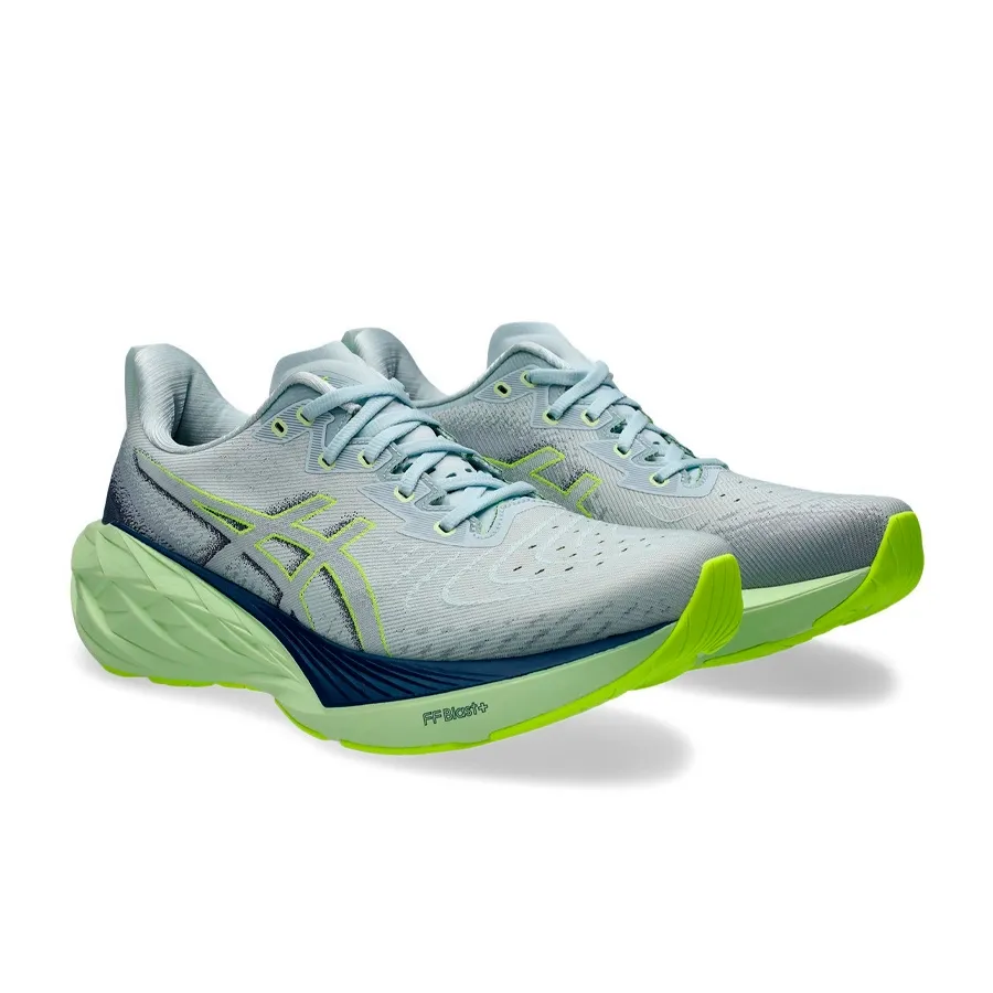 Imagen 1 de 6 de Zapatillas Asics Novablast 4-AQUA/LIMA/PETROLEO