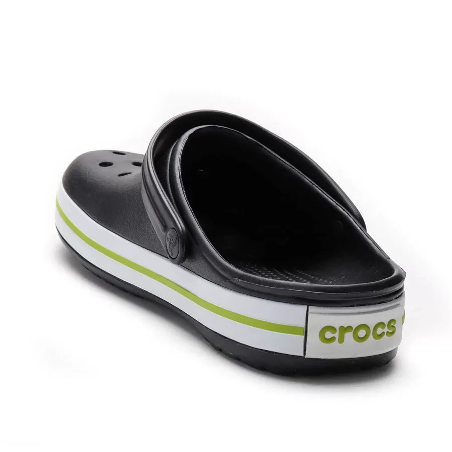 Imagen 2 de 4 de Ojotas Crocs Crocband Vd-NEGRO/BLANCO/VERDE