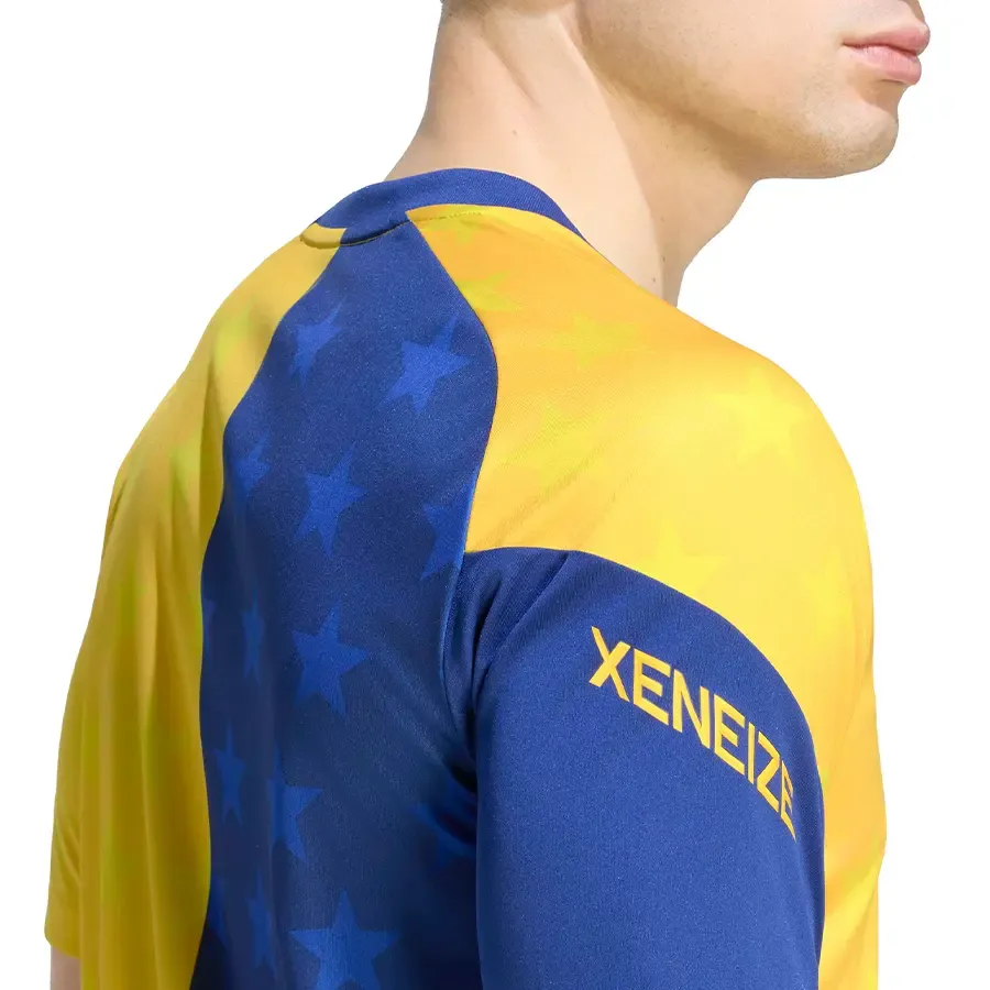 Imagen 5 de 6 de Camiseta adidas Pre-Partido Boca Juniors-AZUL/AMARILLO
