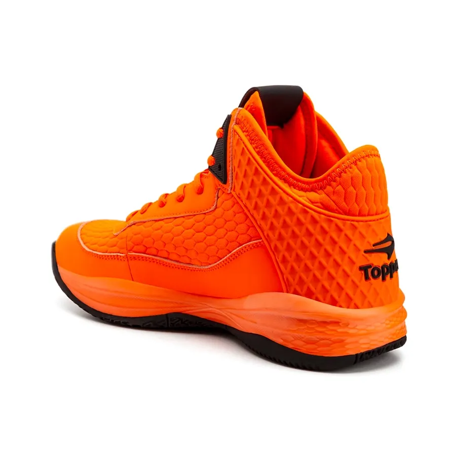 Imagen 3 de 6 de Zapatillas Topper Block-NARANJA/NEGRO