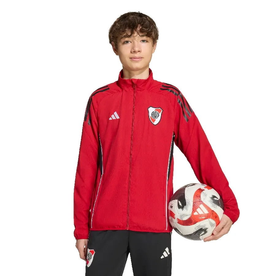 Imagen 0 de 5 de Campera adidas Presentación de River Plate Tiro 25 Competition-ROJO/NEGRO