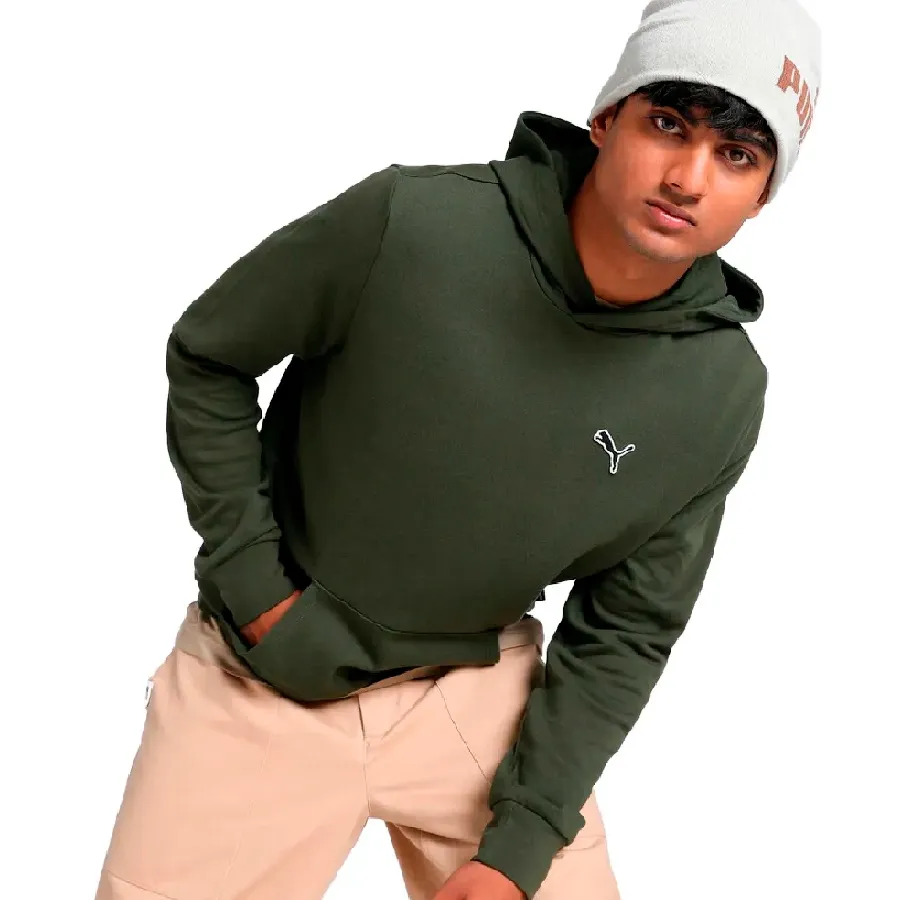 Imagen 1 de 4 de Buzo Puma Better Essentials Hoodie-VERDE OLIVA