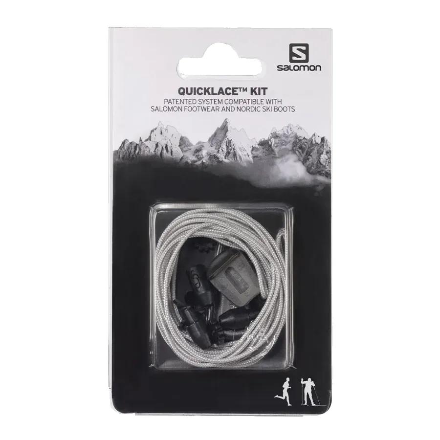 Imagen 0 de 1 de Kit de Cordones Quicklace Salomon-GRIS