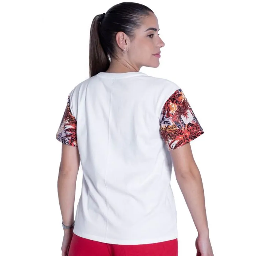 Imagen 2 de 3 de Remera Converse Plant Sleeve-BLANCO/NARANJA
