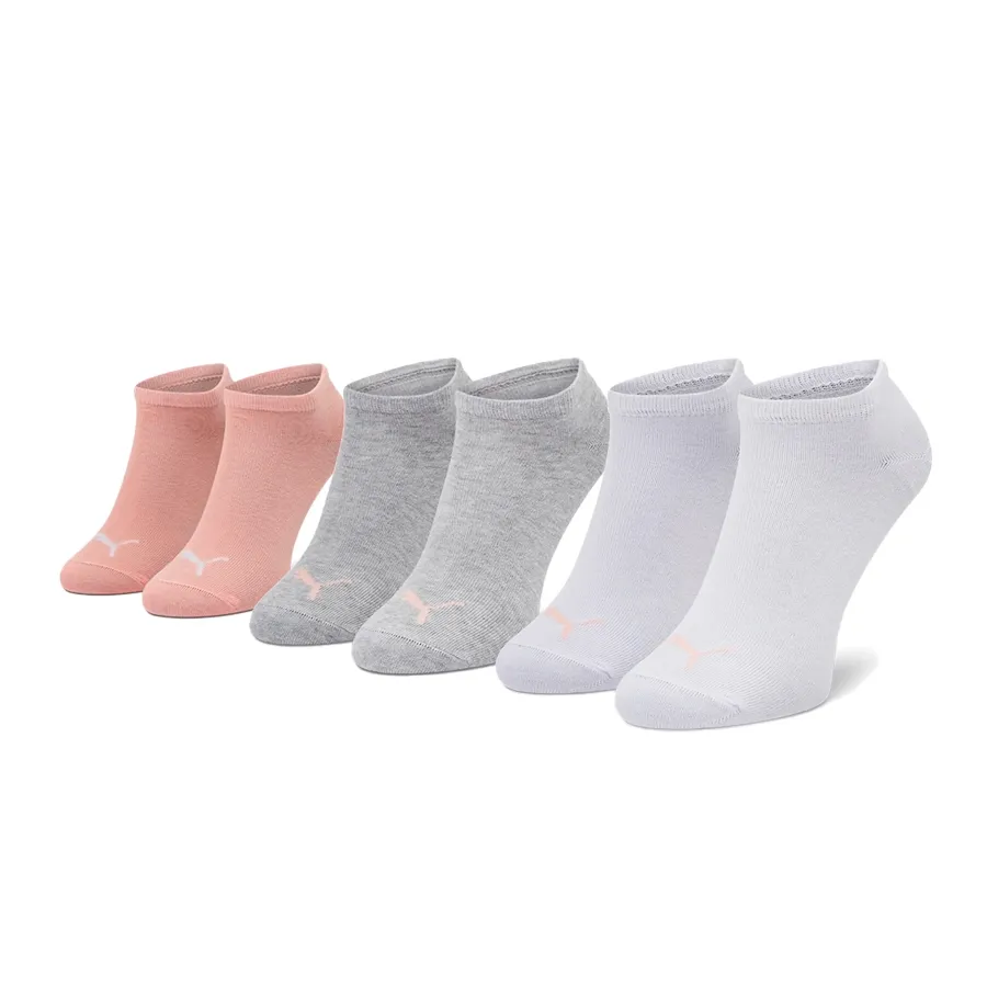 Imagen 0 de 4 de Medias Puma Kids Invisibles-ROSA/BLANCO/GRIS