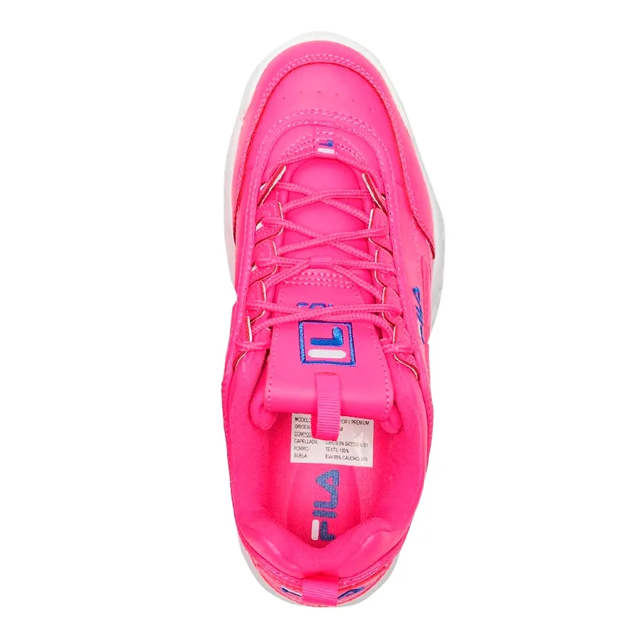 Imagen 1 de 4 de Zapatillas Fila Disruptor II Premium M-FUCSIA/BLANCO