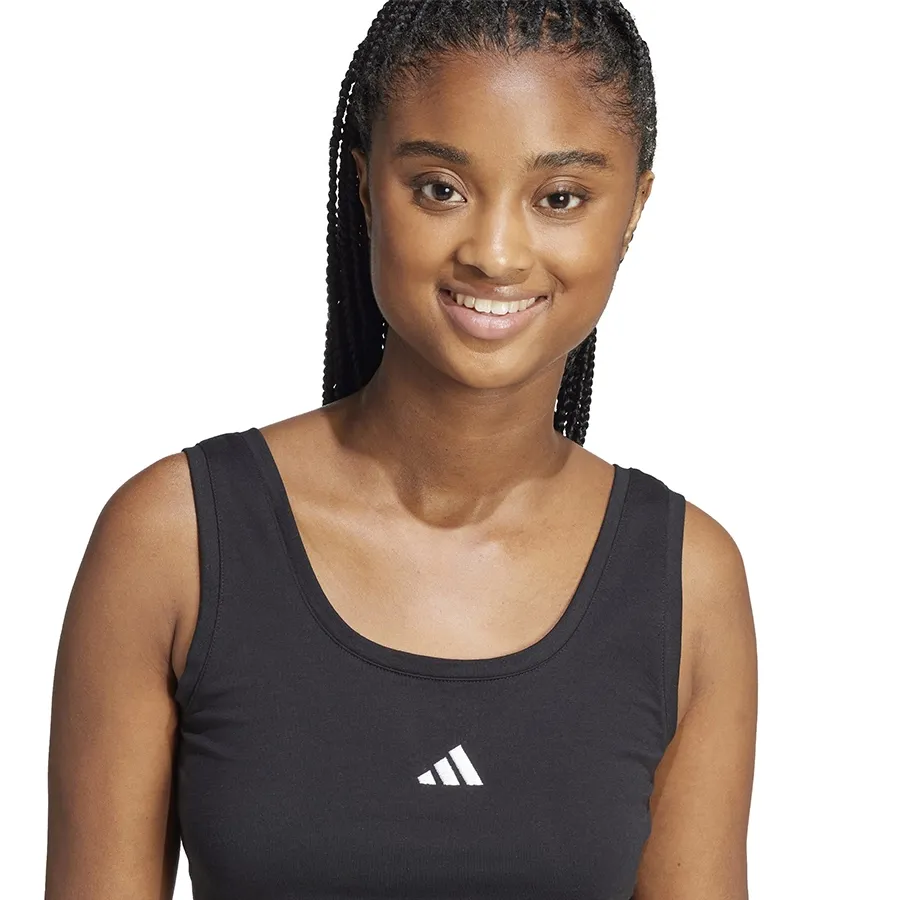 Imagen 2 de 4 de Musculosa adidas Essentials Small Logo-NEGRO