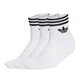 medias-adidas-originals-stripes-ankle-3-pares-BLANCO/NEGRO