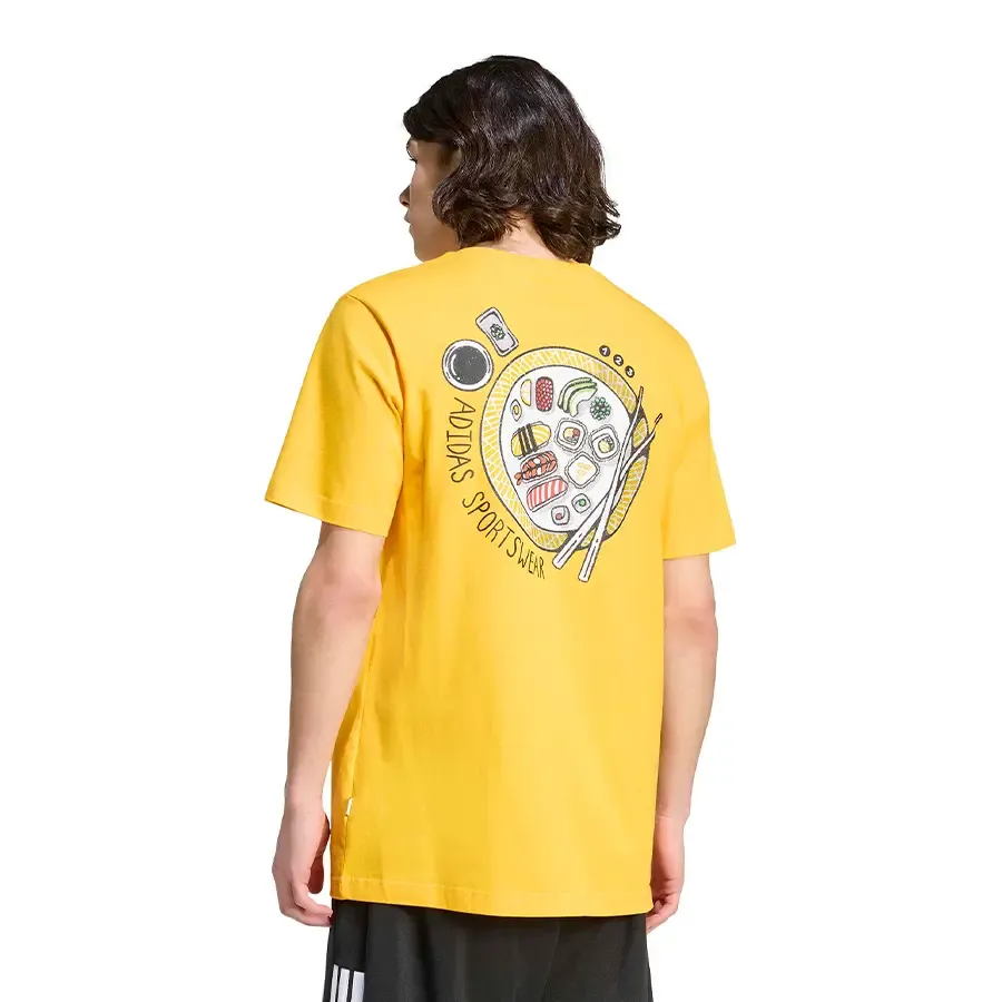 Imagen 2 de 6 de Remera adidas originals Graphic Sushi Logo-AMARILLO