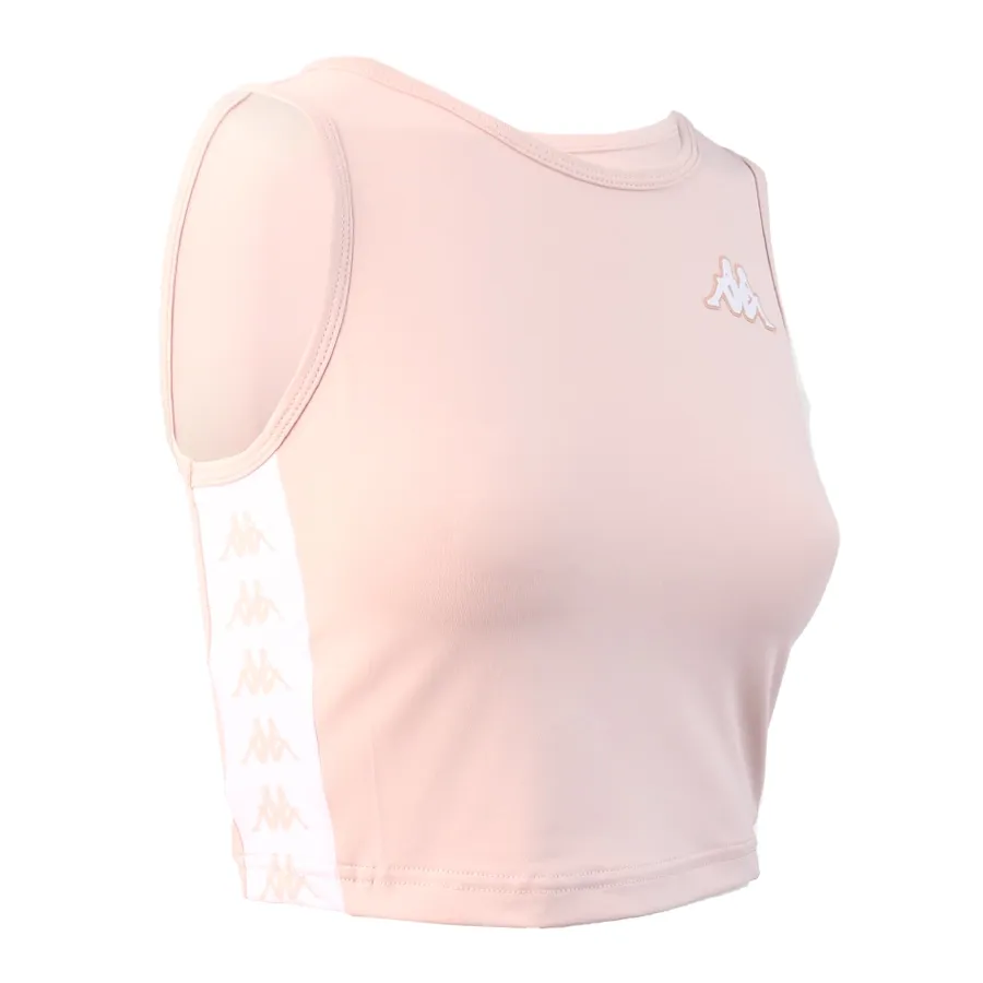 Imagen 1 de 5 de Remera Kappa 222 Banda Atvan-ROSA/BLANCO
