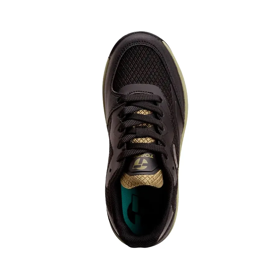 Imagen 2 de 5 de Zapatillas Topper Bercy Kids-NEGRO/OLIVA
