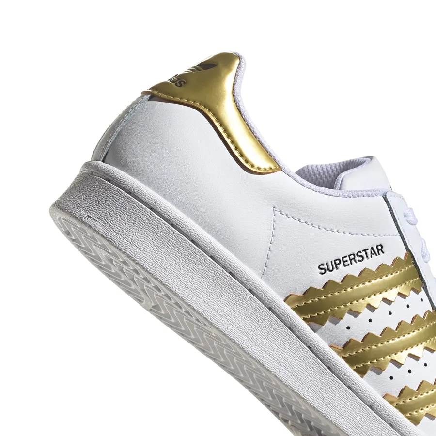 Imagen 4 de 6 de Zapatillas adidas originals Superstar W-BLANCO/DORADO