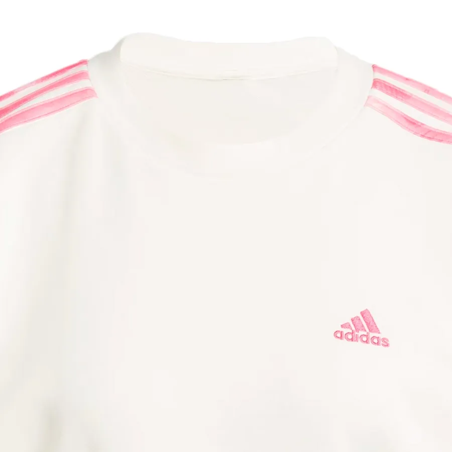Imagen 4 de 5 de Buzo adidas 3 Stripes Floral-BLANCO/ROSA