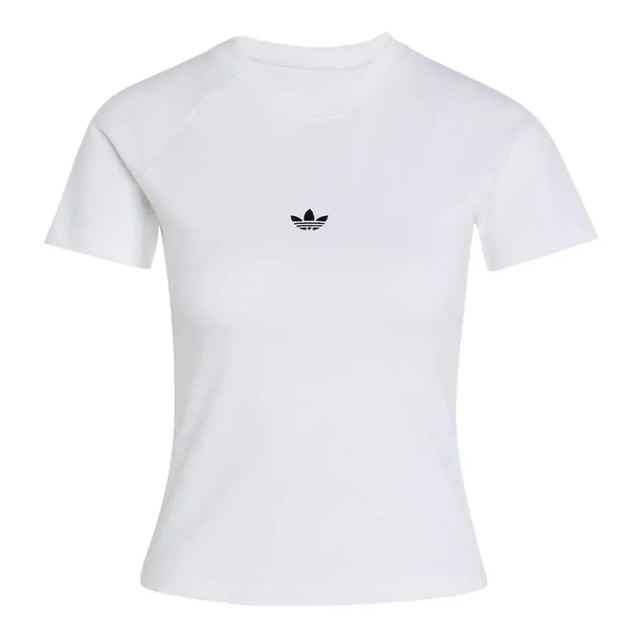 Imagen 2 de 5 de Remera adidas originals Essentials Slim Tee-BLANCO