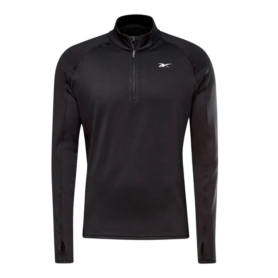 Imagen 2 de 5 de Buzo Reebok Running Quarter Zip-NEGRO