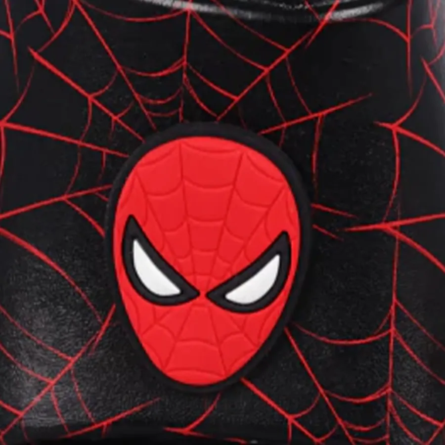 Imagen 3 de 4 de Sandalias Footy Clogs Spiderman-NEGRO/ROJO