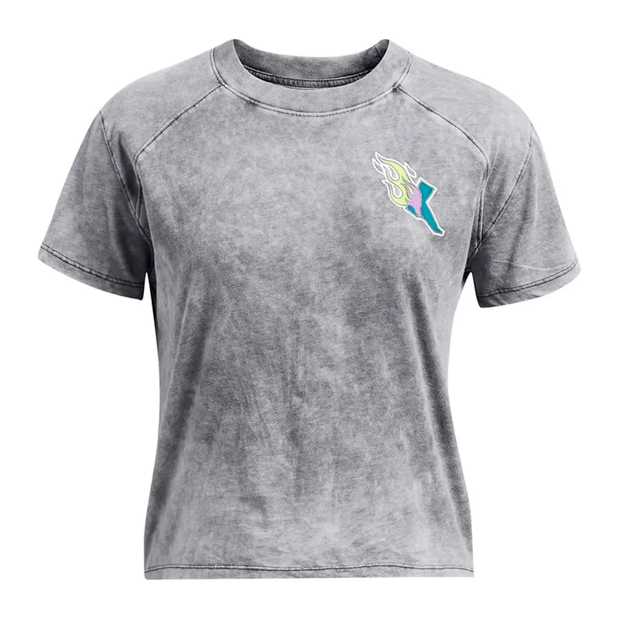 Imagen 2 de 4 de Remera Under Armour Run Everywhere Graphic-GRIS