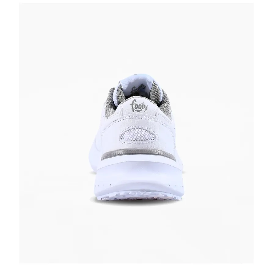 Imagen 2 de 3 de Zapatillas Footy Escolar Princeton-BLANCO/GRIS