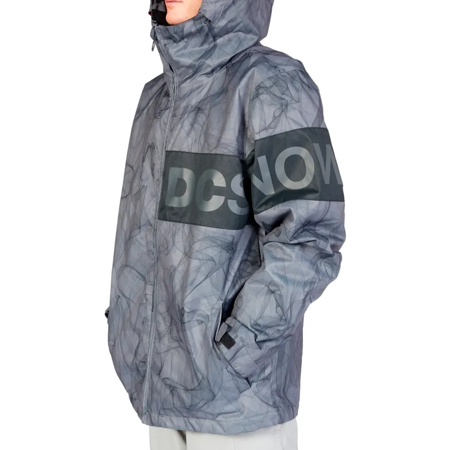 Imagen 2 de 6 de Campera Dc Snow Propaganda-VERDE OLIVA/ROJO