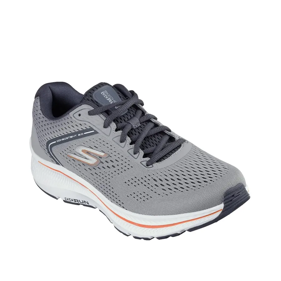 Imagen 1 de 5 de Zapatillas Skechers Go Run Consistent 2.0-GRIS/NARANJA